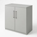 Armoire en bois à 2 portes Gris