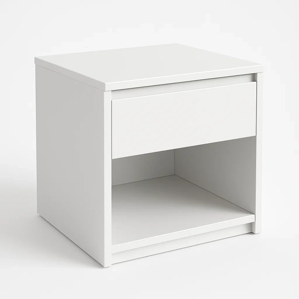 Table de chevet en bois avec tiroir 45x35x50 cm