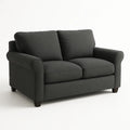 Canapé en Tissu Anthracite 2 Places