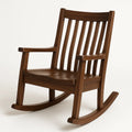 Chaise à bascule en bois Marron