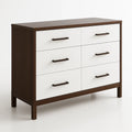 Commode 6 tiroirs en bois et MDF