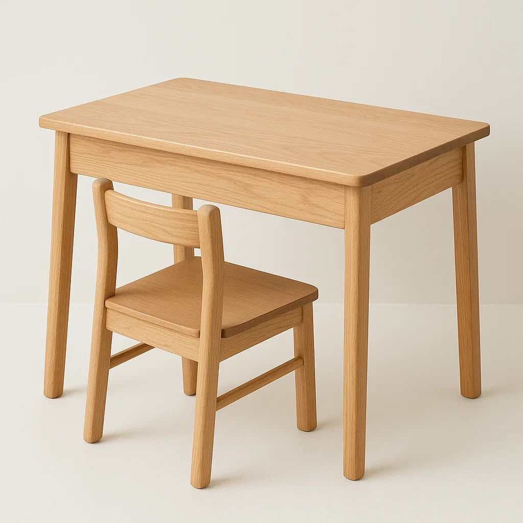 Ensemble Table et Chaise pour Enfants en Bois