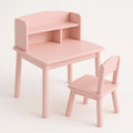 Ensemble Table et Chaise Enfant en Bois MDF Rose
