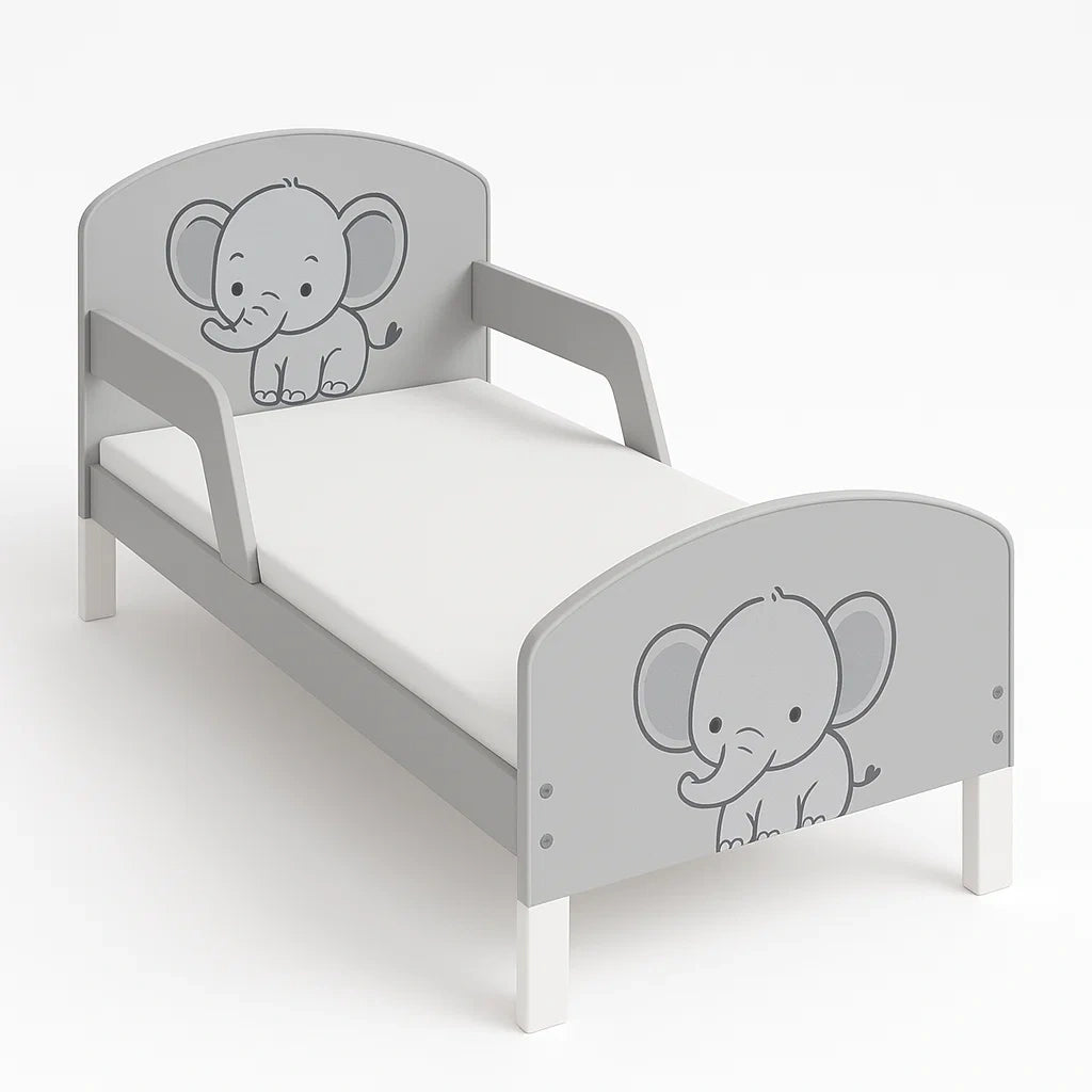 Lit enfant MDF avec motif éléphant