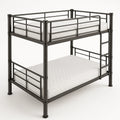 Lit superposé en métal avec matelas 190x90 cm