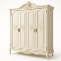 Armoire en Bois avec Détails Sculptés 4 Portes